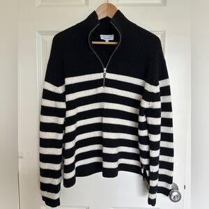 &other stories half-zip sweater